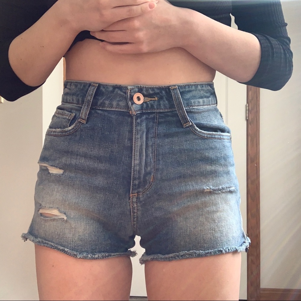 Arizona Distressed Denim Shorts
